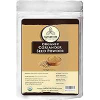 Naturevibe Botanicals USDA Organic Coriander Seed Powder - 1lb (16 Ounce) - Coriandrum sativum | Raw, Gluten-Free & Non…