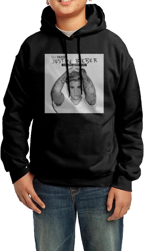 DJ Snake, Justin Bieber - Let Me Love You Youth Hooded Sweatshirts