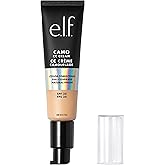 e.l.f. Camo CC Cream, Color Correcting Medium-To-Full Coverage Foundation with SPF 30, Light 240 W, 1.05 Oz (30g)