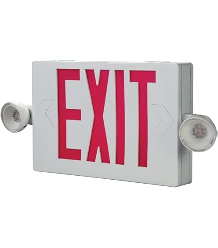 Amazon.com: All Pro Emergency APC7R Combo Unit LED-Exit Sign with