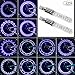 POLIYU Bike Wheel Lights Waterproof Bicycle Wheel Lights Outdoor Bike Lights Led Bike Wheel Lights 2 Pack Bike Accessories Batteries Included Bike Tire Valve Steam Lights