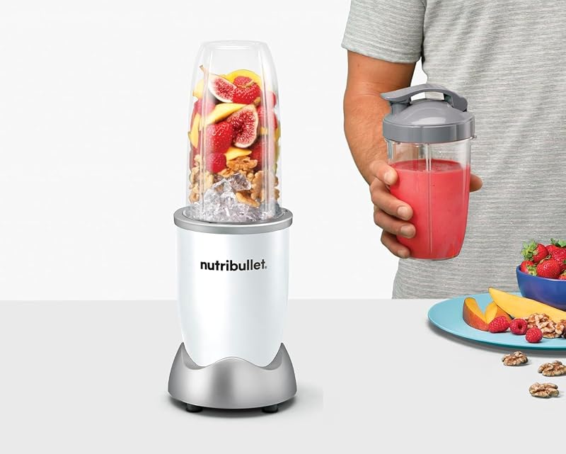 Pro 900 Watt, Blender Électrique, Hachoir, tasse de 700ml, Blanc, NB904W