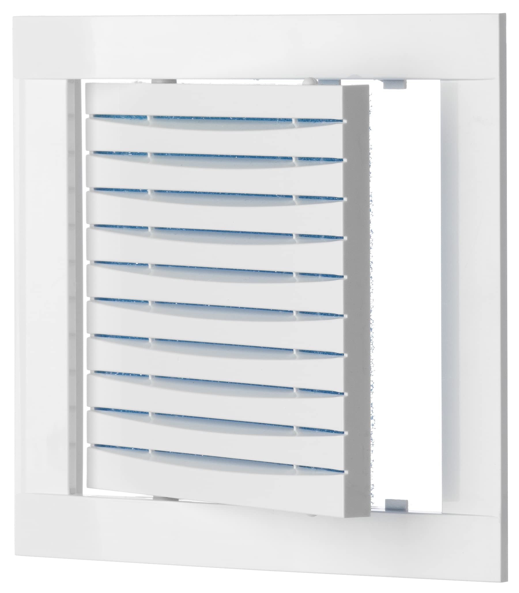 150x150mm / 6x6 inch White Plastic Ventilation Grille - Air Vent Cover with Filter - Inspection Hatch