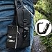 MOLLE Tactical Phone Pouch, Military Waist Holster Belt Clip Case for iPhone 16 Pro Max, 15, 14, 13 Samsung Galaxy S25 Ultra, S24, S23, Pixel 9, Rugged Phone Holster with D-Ring & Secure Buckle