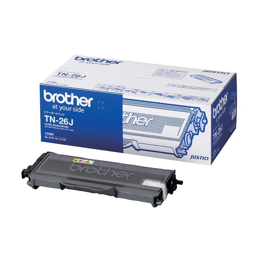 ブラザー工業 【brother純正】トナーカートリッジ TN-26J 対応型番:HL-2170W、HL-2140、MFC-7840W、MFC-7340、DCP-7040、DCP-7030 他商品画像