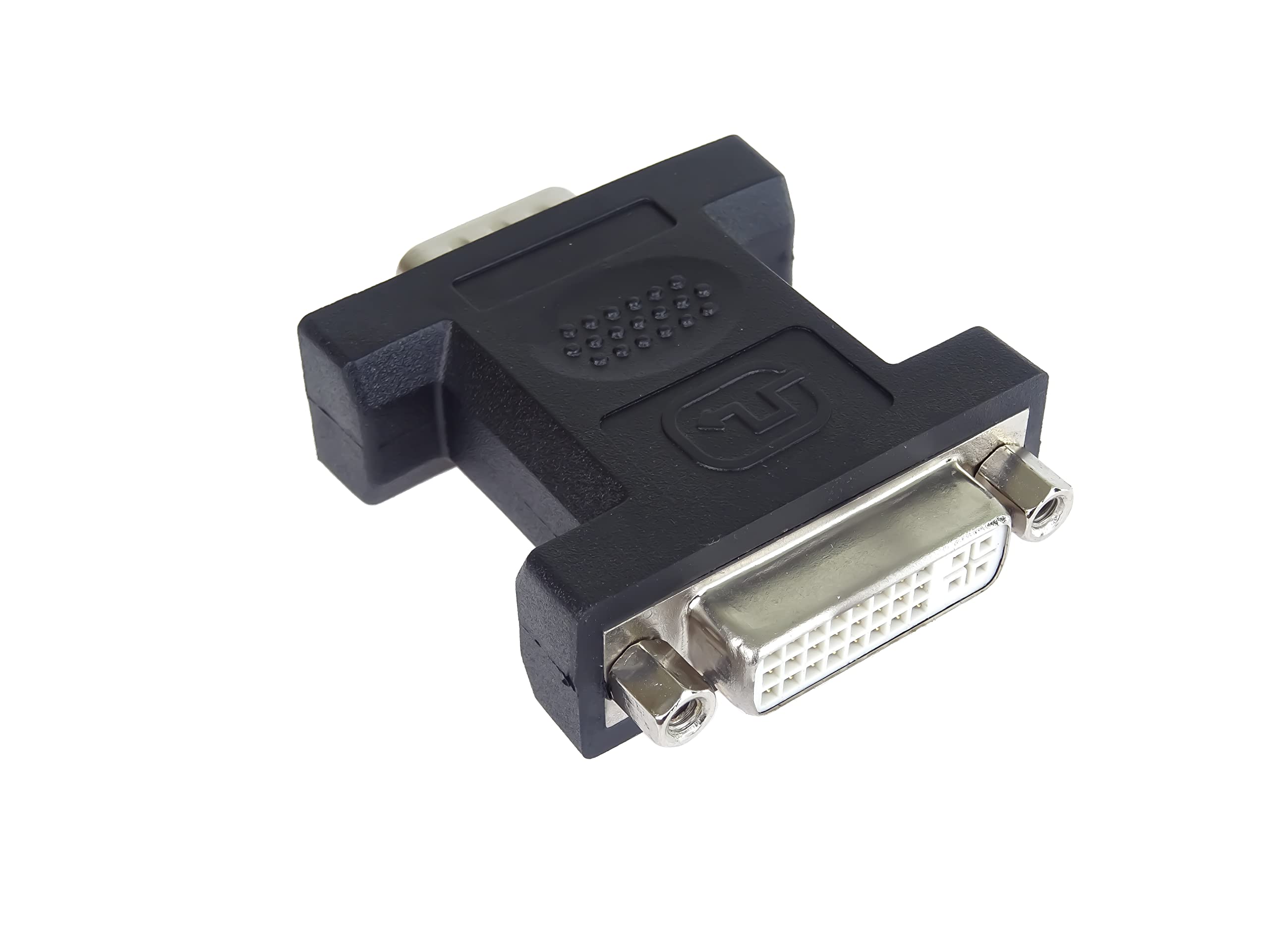 PremiumCord DVI to VGA Adapter, VGA Male (15 Pin) to DVI-I (24 + 5) Female, Nickel-Plated, Colour Black