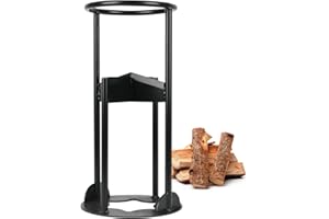 Firewood Kindling Splitter, Power Log Splitter, Heavy Duty Manual Wood Splitter Manganese Steel Splitting Wedge for Home Camp