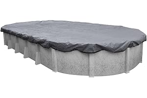 Robelle 301218-4 Ultra Winter Pool Cover for Oval Above Ground Swimming Pools, 12 x 18-ft. Pool