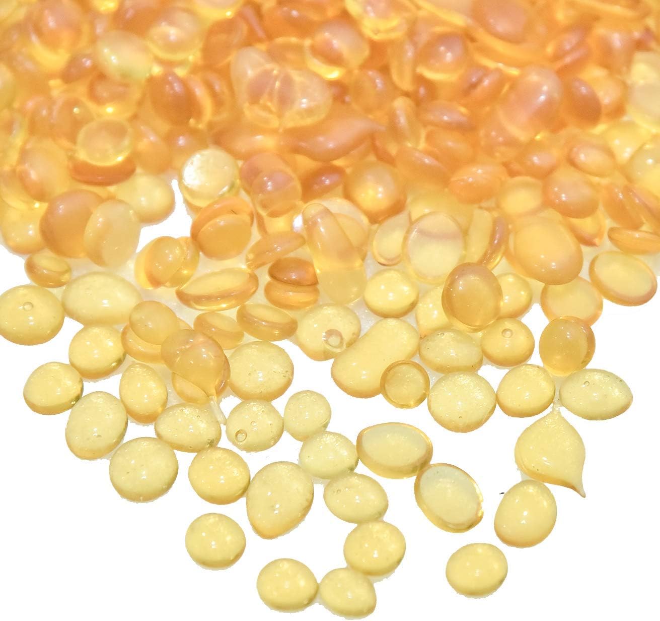 CNFCO 100g/pack Fusion Keratin Glue Pellets Granule for Making Hair Extensions - Amber Color