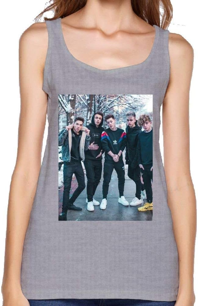 TQSff66 Women's Why Don't We Merch Muscle Outdoor Gray Tank Tops Tank Tops