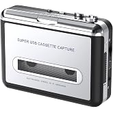 DigitNowCassette Tape To MP3 CD Converter Via USB,Portable USB Cassette Tape Player Capture MP3 Audio Music,Compatible With Laptop and Personal Computer,Convert Walkman Tape Cassette To MP3 Format