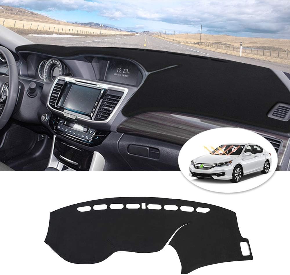 For Cover Dashboard Flannel Cartist 2013 2017 Glare No Sunshade Protector Mat Dashboard Nonslip Cover Dash Accord Honda Dash Covers Covers 100 Authentic Www Klevering Com