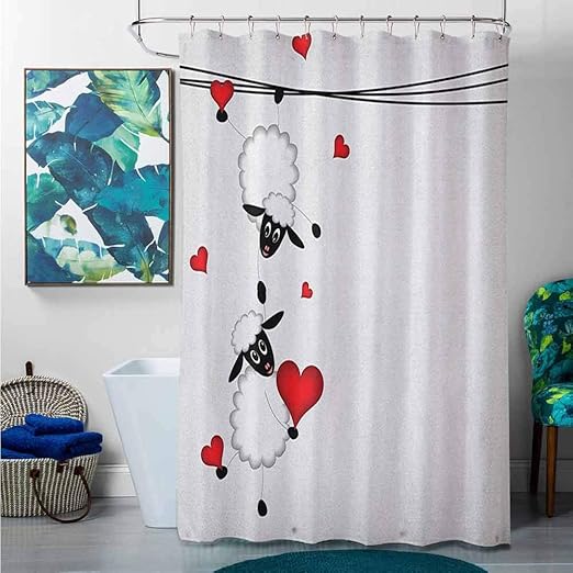 Amazon Com Homecoco Shower Curtains Under 5 Dollars Animal Sheep