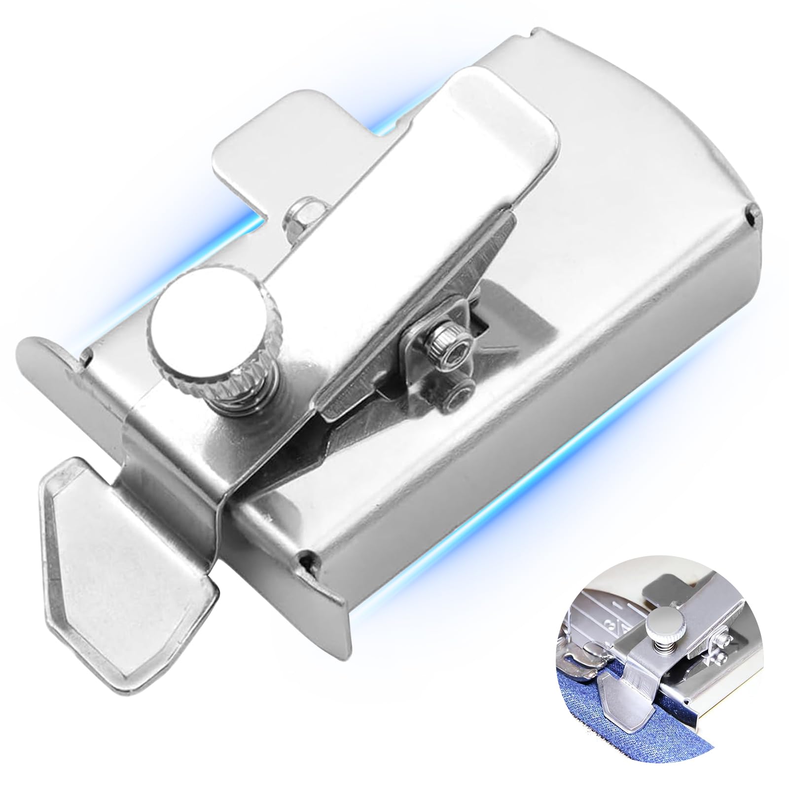 Cimown Magnetic Seam Guide,Magnetic Seam Guide for Sewing Machine，Multifunctional Sewing Machine Accessories,Magnetic Sewing Guide Stainless Steel,Sewing Machine Presser Foot