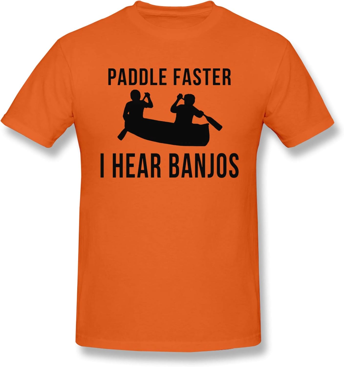 Paddle Faster I Hear Banjos Men's Basic Short Sleeve TShirt Adult
