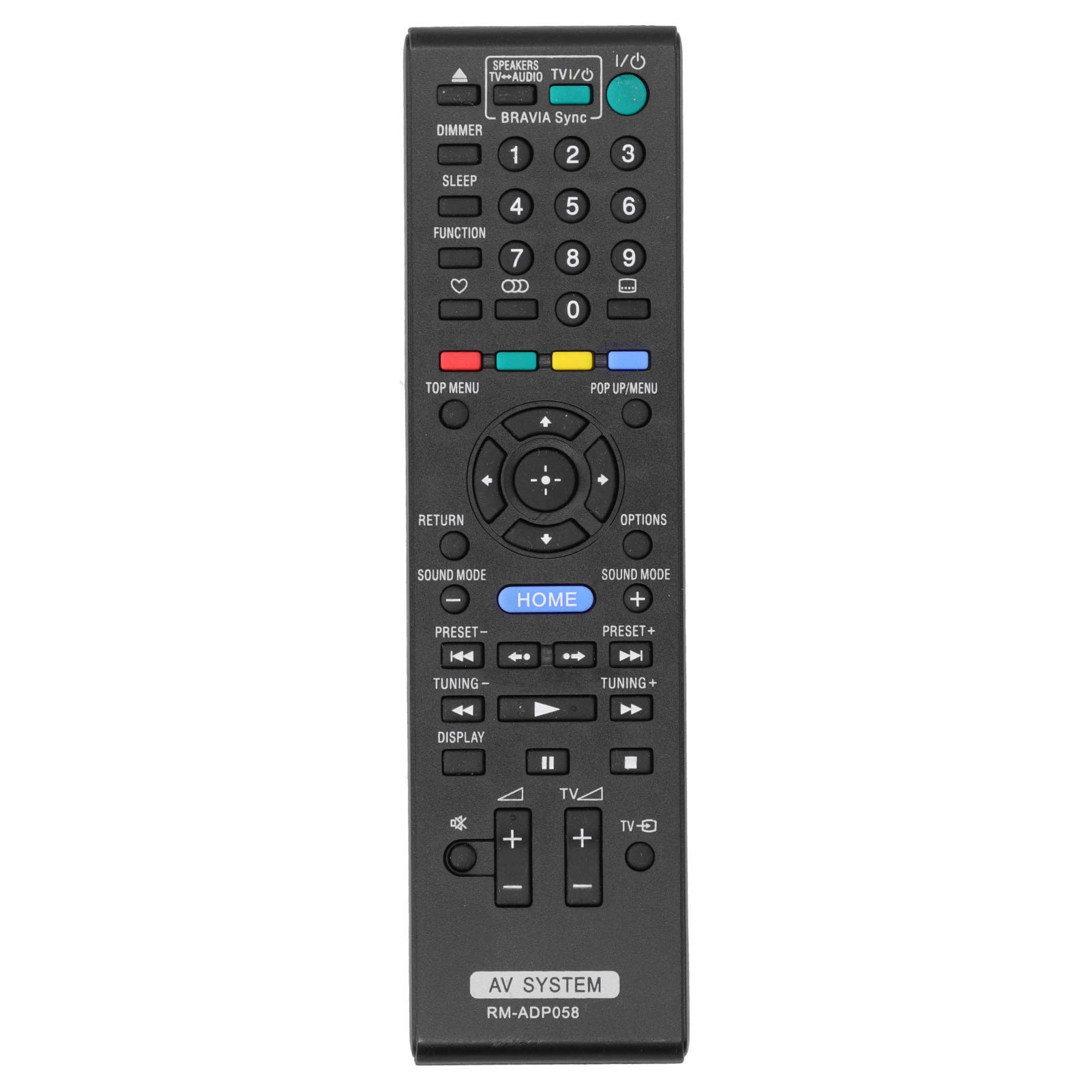 Replacement Remote Control, Universal Remote Control for LCD TV, Smart TV Controller, Good Hand Feeling, rm-adp058 TV Remote