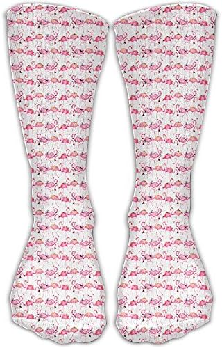 Flamingos Making A Splash Tube Stockings Classics High Socks Sport Long Sock One Size(30cm)