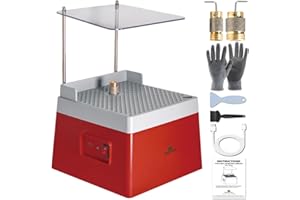 Portable Stained Glass Grinder Machine, 4200rpm Cordless Mini DIY Art Making Tool Kit with 5/8" & 1" Replaceable Diamond Grin