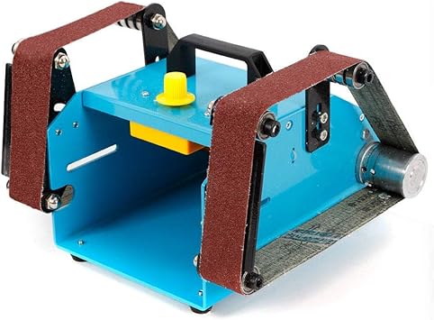 Lijadora de correa de doble eje, lijadora de disco de banda ...