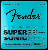 Fender 3250LR Super Bullets Nickel-Plated Electric Guitar Strings .009-.046 (6)