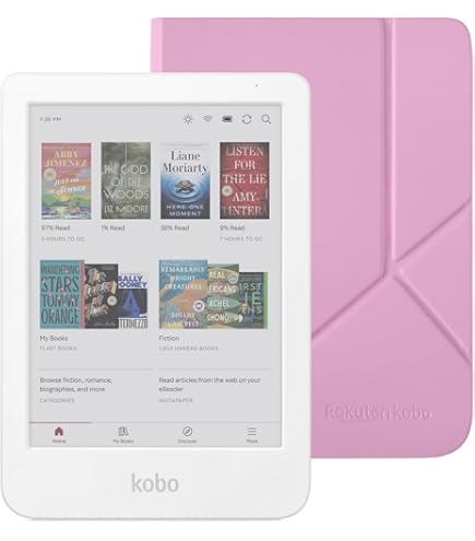 Amazon.com: Kobo Clara Colour eReader with Case Bundle (Candy Pink