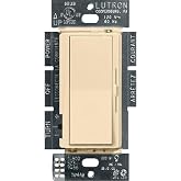 Lutron Diva LED+ Dimmer Switch for Dimmable LED, Halogen and Incandescent Bulbs, 250W/Single-Pole or 3-Way, DVCL-253P-IV, Ivory