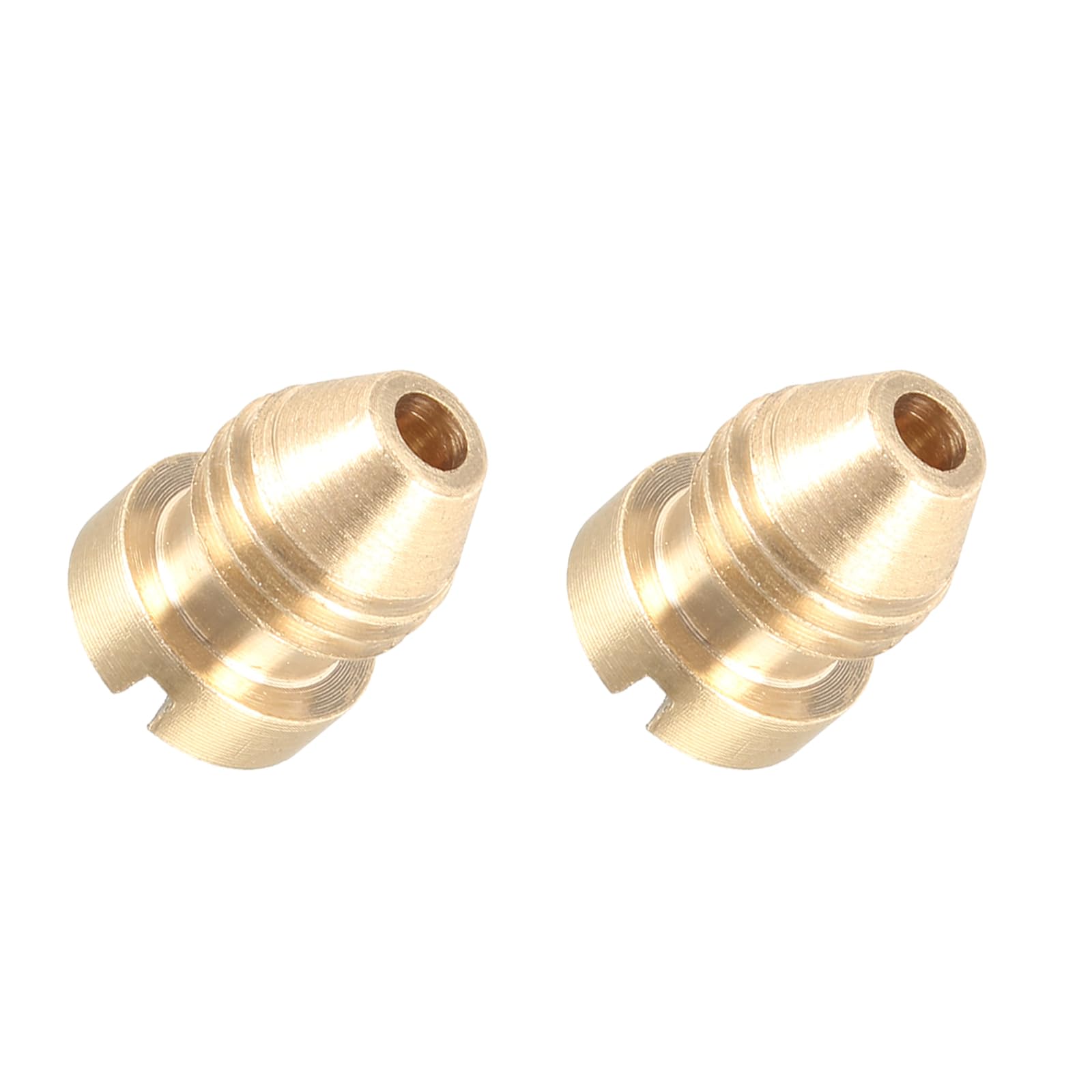 METALLIXITY Foam Orifice Nozzle (1.4mm/0.055") 2Pcs, Brass Universal 1.4mm Thread Tips - for Home Garden Snow Foam Lance, Gold