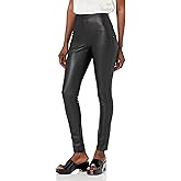 Karl Lagerfeld Womens Faux Leather Studs Pant