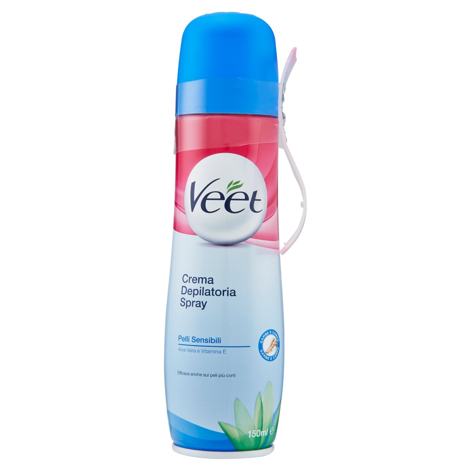 Veet Crema Depilatoria spray para Piel Delicada - 150 ml ...