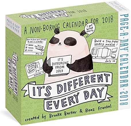 It's Different Every Day Page-A-Day Calendar 2018