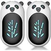AI Hand Warmers Rechargeable 2 Pack, 6000mAh Electric Hand Warmer Reusable, 20Hrs Long Heating, Portable Pocket Heater Handwarmer for Women Men, Outdoor Camping, Ski Equipment