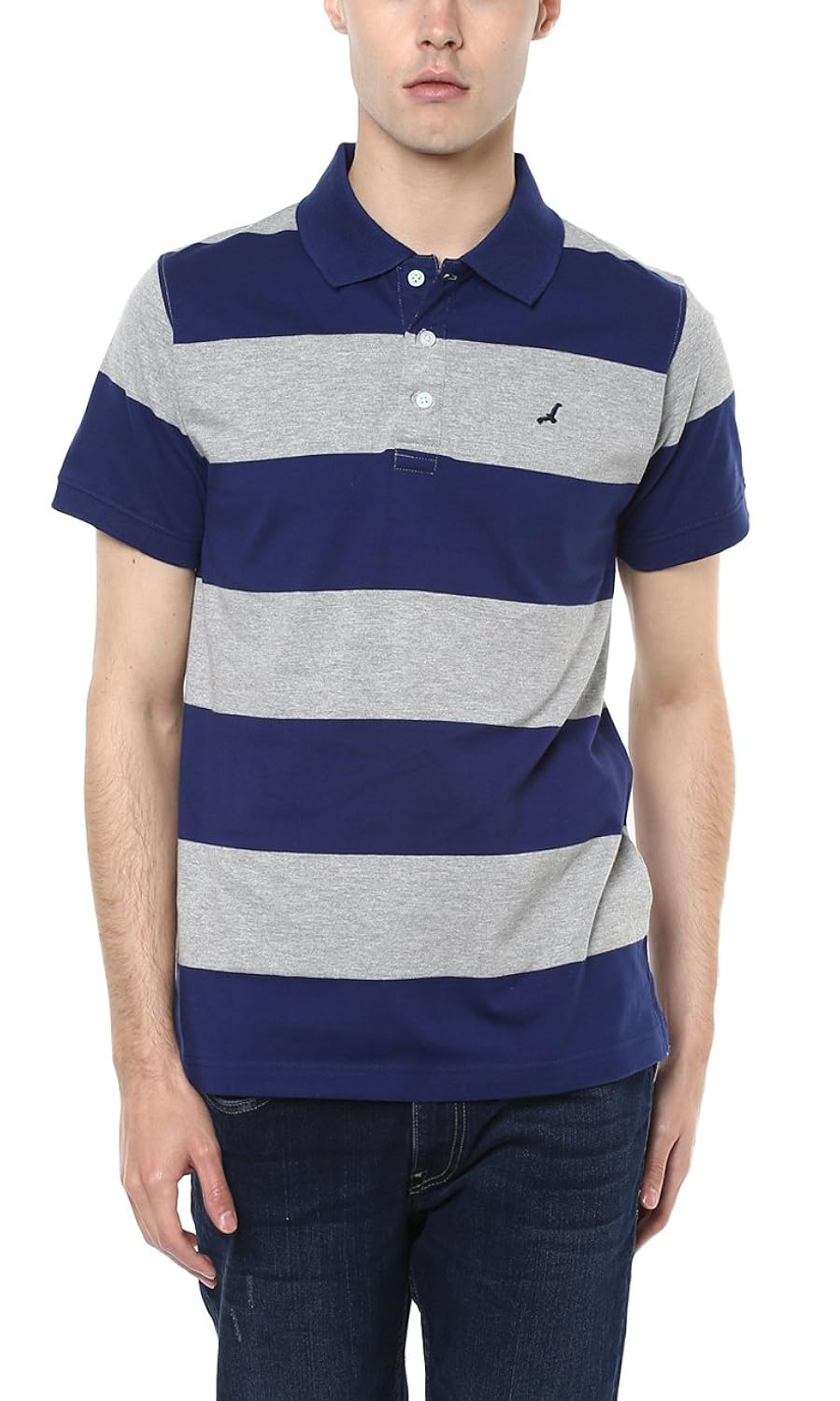 american crew men's cotton polo t-shirt (ac089_blue)