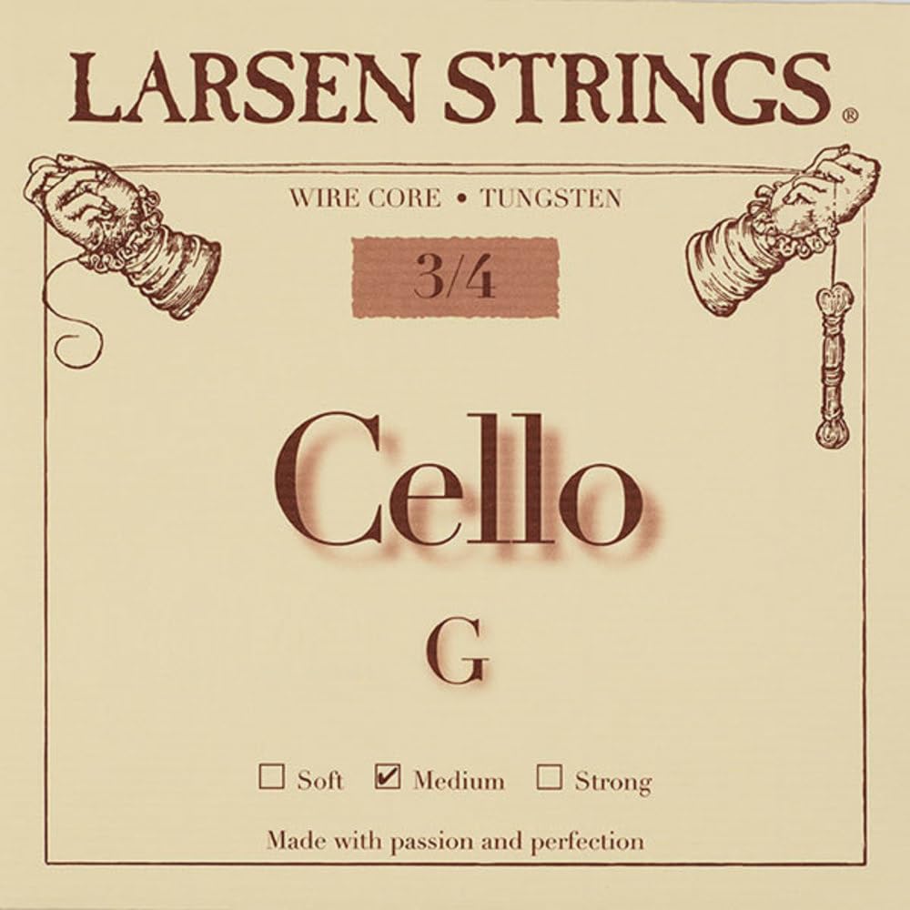 LARSEN STRINGS cello strings Original Fractional - small sizes C 3/4 Medium