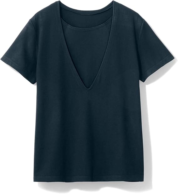 Amazon Co Jp ベルメゾン マタニティ トップス 半袖 授乳 Tシャツ カットソー マタニティウェア 授乳服 ブラック M 服 ファッション小物