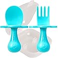 Grabease Baby & Toddler Utensils - Spoons & Forks - BPA-Free & Phthalate-Free, Cutlery Set for Baby & Toddler