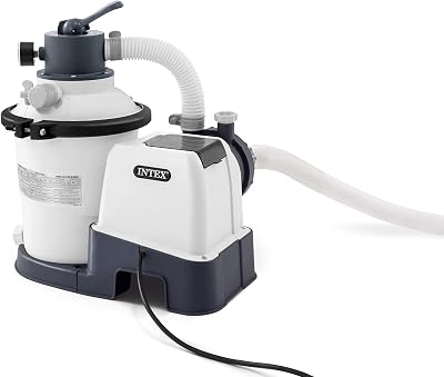 Intex Krystal Clear Sand Filter Pump SX925 925 GPH 6-Way Valve 6.5 kg Sand
