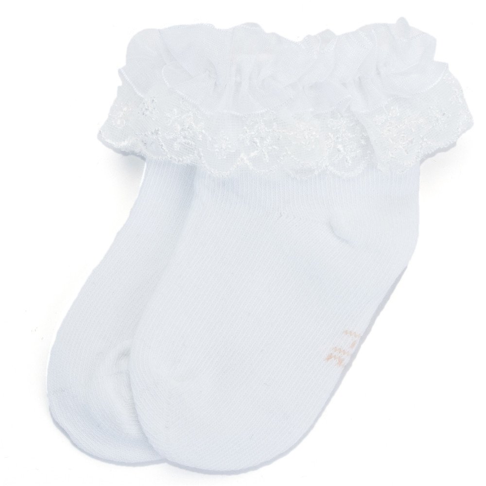 Lacofia 3 Paires Chaussettes De Bapteme En Dentelle A Volants En Coton Pour Bebe Fille De Princesse Chaussettes Bebe Puericulture Totzauer Co At