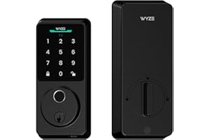 Wyze Auto-Lock Bolt v2: Fingerprint Keyless Entry Smart Deadbolt with AI Learning Scanner. Built-in Wi-Fi, Auto-Lock, 8-Month