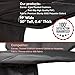 Glangels Seat Protector for Baby Child Car Seat-Enhanced Padded Booster Seat Pad for Vehicles- Extra Large Storage Pocket (Black)