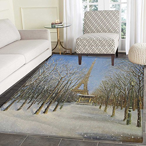 Artistic Winter Themed Rugs Scenery Rugs for the Season