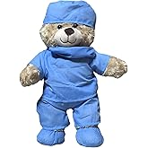 Nurse Hugs-a-Lot Teddy Bear by ZZZ Bears, Gift for Kids & Adults in The Hospital, Nursing Students & Healthcare Heroes, Get-Well-Soon Bear for Surgery Recovery