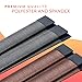 Women's Hair Bun Maker French Twist Hair Fold Wrap Snap by Andlane (2 Black, 2 Brown Snap)