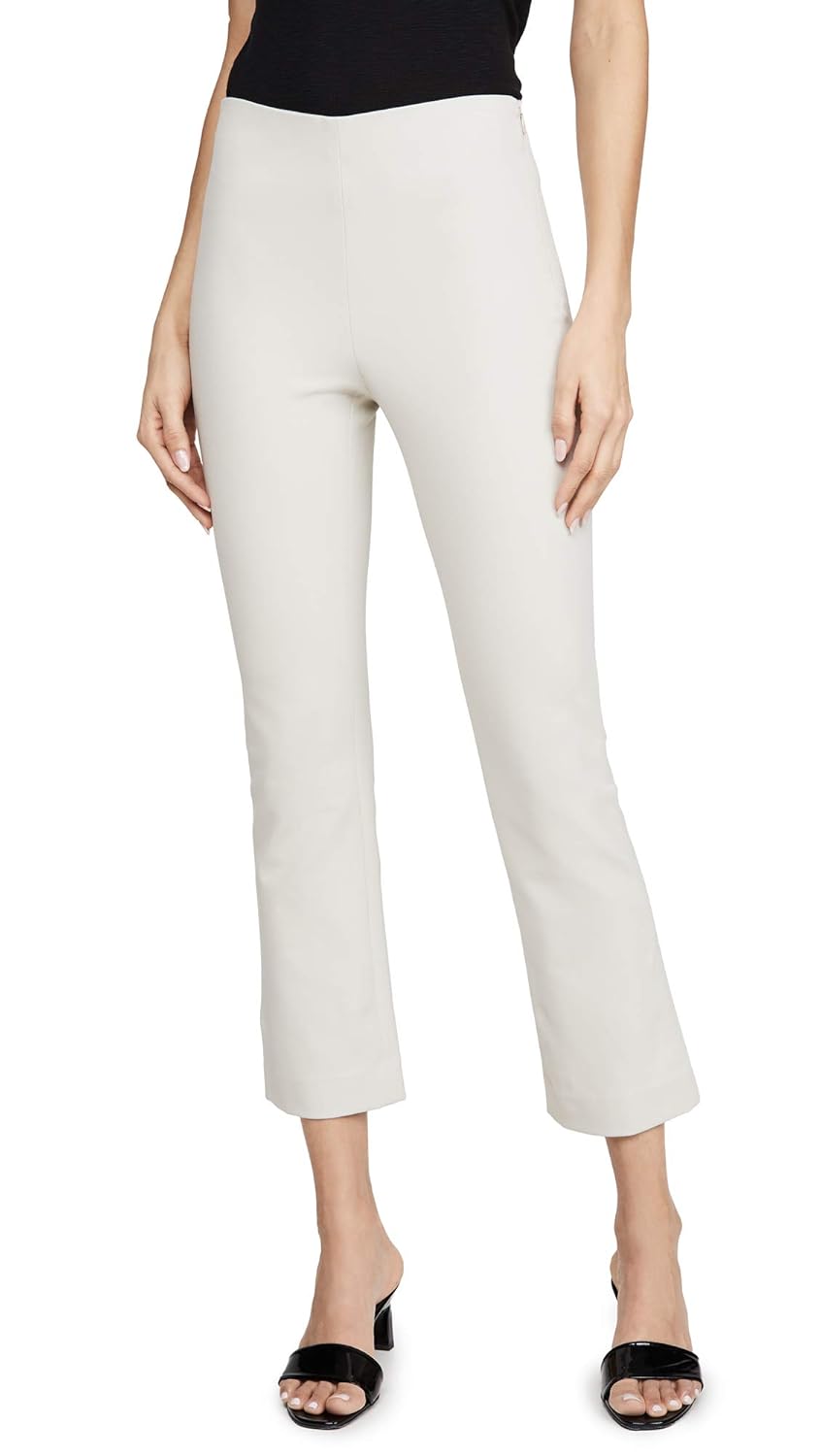 cropped flare leggings