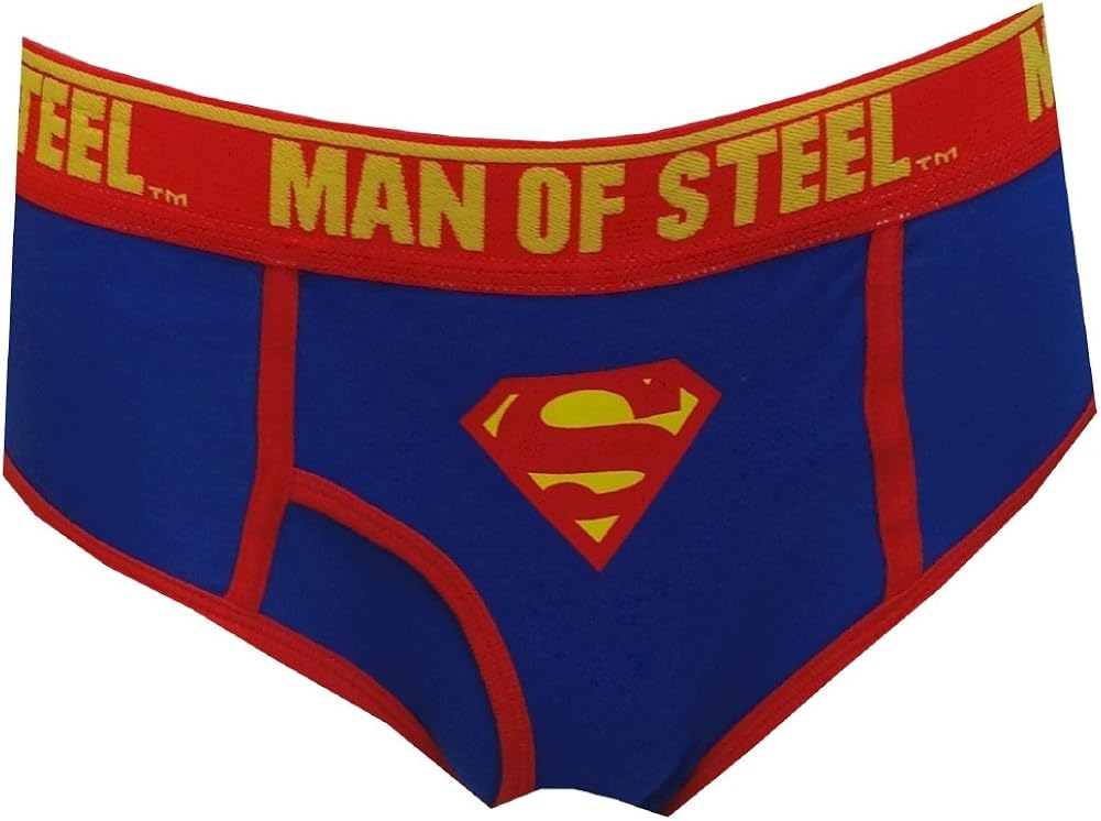 DC Comics Superman Classic Man of Steel Briefs With Cape for men (Small ...