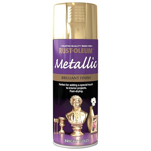 2 x RustOleum 400ml Metallic Finish Spray Paint Rose Gold Amazon.co