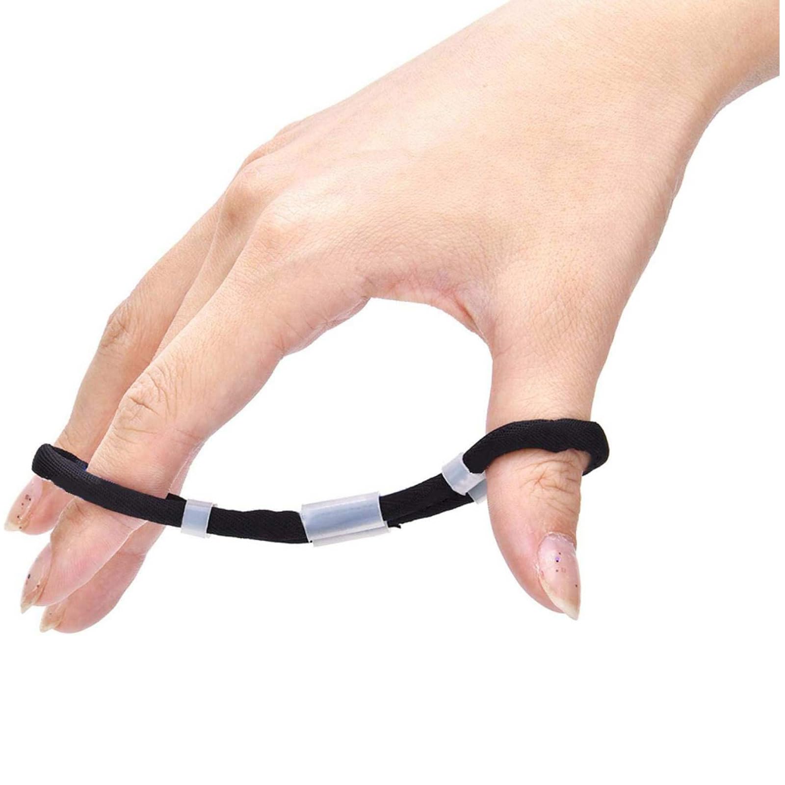 Archery Finger Sling Recurve Bow Fingerling, Adjustable Trainer Clicker Tabs Extra Comfort Padded for Outdoor Recurve Bow Hunting Shooting Accessory