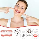 VEGCOO 4 Pairs Cosmetic Veneer False Teeth Comfortable Natural Smile view 2