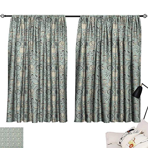 Josepsh Doodle Fashion Darkening Curtains Summer Good Mood