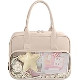 Ita Bag Lightweight,Hand Carry Purse Designed for Pin Display,Top Handle Bag for Women & Men,Cute Multipurpose Bag
