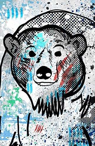 Polar Bear Poster / Modern Design / Art / Color / Pop Art / Poster / Animal Print